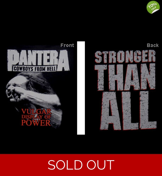 Pantera Stronger T-Shirt LG